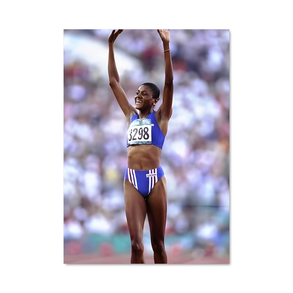 Poster L'Atleta Inégalée – affiche Athlétisme